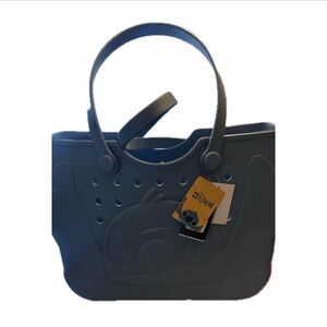 Bioworld Blue Silicone Stitch Tote Bag